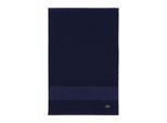 Gästehandtuch LACOSTE "LLECROCO", blau (marine), B:40cm L:60cm, Frottier, Obermaterial: 100% Baumwolle, Handtücher, mit Label-Applikationen