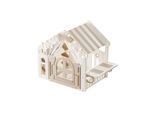 Moni Kinderspielhaus multifunktional Matte Aufbewahrungsboxen Tisch Lichter beige