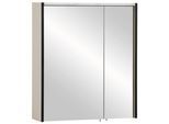 Spiegelschrank Edda 2-türig Creme/Beige m. LED