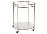 Servierwagen "James" ca. 75x57 cm, transparent
