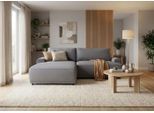 Ecksofa TRENDMANUFAKTUR "Fordon, Schlafsofa mit Bettkasten, Couch in L-Form, Breite 250 cm", grau (anthrazit), B:250cm H:82cm T:167cm, 100% Polyester, Sofas, Ecksofa, in Struktur LUMOS, 3D-Effekt, anthrazit, Recamiere links