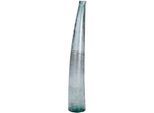 Bodenvase GILDE "Bodenvase Bleu", blau, B:20cm H:120cm T:20cm Ø:20cm, Glas, Vasen, Bodenvase