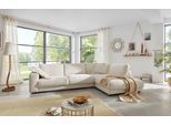 Ecksofa HOME AFFAIRE "Enisa XXL B/T/H: 325/224/85 cm L-Form", weiß, B:325cm, Cord (88% Polyester / 12% Polyacryl), Sofas, Ecksofa, Kuschelig, gemütlich, in 5 Farben, Bezug in Cord, mit 2 Zierkissen