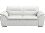 2,5-Sitzer COTTA "Leandra", altweiß, B:205cm H:88cm T:90cm, NaturLEDER: Bitte beachten Sie, dass Lederbezüge mehr Nähte aufweisen als Stoffbezüge.;Kunstleder Softlux;NaturLEDER (echtes Rindsleder) Die Rückseite bei Naturlederprodukten ist mit Spannstoff bezogen.;Luxus-Microfaser (100% Polyester), Sofas, 2 5-Sitzer, Polstergarnitur, auch als Set erhältlich