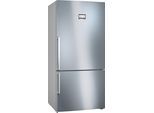 BOSCH Kühl-/Gefrierkombination "KGN86AIDR", Energieeffizienz: D, silber (gebürsteter stahl anti fingerprint), Rechtsanschlag, Kühlschränke, No Frost, VitaFresh XXL Schublade, Big Box, LED-Licht, Perfect Fit, Kühl-/Gefrierkombination