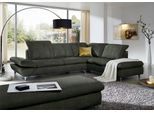 Ecksofa W.SCHILLIG "Taoo, elegant und zeitlos, bequem, L-Form, Breite 296cm", grün (hunter s41), B:296cm H:84cm T:242cm, Longlife fabric Velourgewebe S41 (100% Polyester), Sofas, Ecksofa, mit Sitziefenverstellung & Kopfteilverstellung