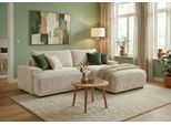 Ecksofa TRENDMANUFAKTUR "Fordon, Schlafsofa mit Bettkasten, Couch in L-Form, Breite 250 cm", beige (cream), B:250cm H:82cm T:167cm, 92% Polyester, 8% Polyamide, Sofas, Ecksofa, in Cordstoff HYPER, cream, Recamiere rechts