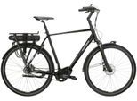 E-Bike KROSS "E-Citybike Sentio Hybrid 5.0 28 Zoll schwarz - Shimano Mittelmotor" Gr. 56, schwarz (schwarz, schwarz), Elektrofahrräder, Herren, 56cm, 28 Zoll (71,12cm), E-Bike, SHIMANO 36 V/250 W, Mittelmotor DU-E500