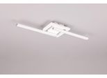 REALITY LEUCHTEN LED Deckenleuchte "VIALE, als Deckenlampe oder Wandlampe mögl, LED Stäbe schwenkbar", weiß (weiß matt), 1, H: 5cm, 1 Stk., Leuchten, neutral 4000K 1950 Lumen 54x16 cm beweglich Flurlampe Wohnzimmerlampe, LED Deckenleuchte