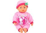 Babypuppe BAYER "First Words Baby, 28 cm", rosa (rosa, pink), Puppen, Baby
