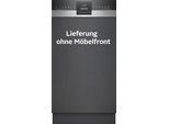 SIEMENS teilintegrierbarer Geschirrspüler "SR55ZS10ME", Energieeffizienz: C (A-G), silber (edelstahl), B:44,8cm H:81,5cm T:57,3cm, Geschirrspüler, Schonende und effiziente Trocknung dank Zeolith Technologie