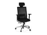 hjh OFFICE Profi Chefsessel CAPTIVA Stoff / Netzstoff mit Armlehnen (höhenverstellbar)
