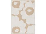 Handtuch MARIMEKKO "UNIKKO", beige,weiß, B:50cm L:70cm, Frottee, Obermaterial: 100% Baumwolle, Handtücher, 100% Baumwolle, angenehm weich, 50 x 70 cm