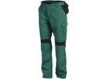 Arbeitshose KÜBLER "Bund", Herren, Gr. 98, EURO, grün (grün, schwarz), Obermaterial: 65% Polyester PES. 35% Baumwolle CO., Hosen Arbeitshose