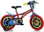 Kinderfahrrad DINO BIKES "14" Paw Patrol Kinderfahrrad Stützräder ergonomischer Sattel 3–5Jahre" Gr. 26, rot, Fahrräder, Kinder, 26cm, 14 Zoll (35,56cm), mit Stützrädern und Frontschild