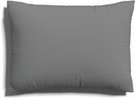 Kissenbezug SCHLAFGUT "EASY JERSEY Kissenhülle 100% Baumwolle, weicher Edel-Jersey, bügelfrei", grau (grau mid), B:60cm L:80cm, Jersey, Obermaterial: 100% Baumwolle, Kissenbezüge, Kissenbezug, mit farblich angepasstem Reißverschluss, pflegeleicht, formstabil