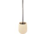 WC-Garnitur KLEINE WOLKE "Drip", beige, B:11cm H:38cm L:11cm, Polyresin (Kunststein), Reinigungsbürsten, WC-Garnitur, WC-Bürstenhalter inkl. WC-Bürste+Stiel