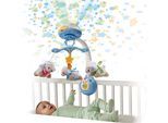 Mobile VTECH "VTechBaby, Schäfchen-Mobile", bunt (bunt, blau), Mobilés, BabyB:20cm H:14cm T:5cm, Mobile, mit Licht- und Soundeffekten, B:20cm H:14cm T:5cm
