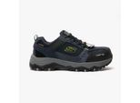 GREETAH Herren Wildleder Sicherheits-Sneaker Marineblau/Schwarz