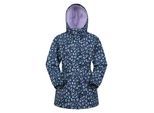 Mountain Warehouse Dale Luipaardprint Lichtgewicht Waterdichte Jas voor Kinderen/Kinderen (Donker paars)