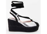 Montevita Espadrilles Met Een Sleehak Balenci6 Zilver