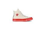 Comme des garçons Hohe Sneakers Chuck Taylor Beige