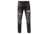Jeans Hose "ODAR" Destroyed Regular Fit Stretch