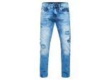 Jeans Hose "ODAR" Destroyed Regular Fit Stretch