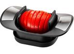 Mozzarellaschneider GEFU "CAPRESE", schwarz, B:11,8cm H:7,5cm L:20,4cm, Edelstahl, Kunststoff, Küchenschneider, Mozzarellaschneider, gezackte Spezialmesser für gleichmäßige Scheiben, Edelstahl