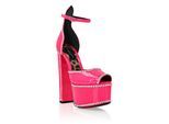Patent Leather Platform Sandals Hi-Heels