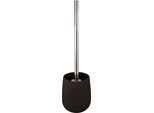 WC-Garnitur KLEINE WOLKE "Drip", schwarz, B:11cm H:38cm L:11cm, Polyresin (Kunststein), Reinigungsbürsten, WC-Garnitur, WC-Bürstenhalter inkl. WC-Bürste+Stiel
