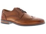 Hush Puppies Heren Smart Shoes Mack Leer tan