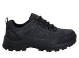 Hi-Tec Bandera Expedition Low Heren Wandelschoenen Van Leer In Antraciet/Zwart