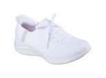 Skechers Ultra Flex 3.0 - Brilliante Textil Damenweiße Sneaker
