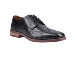 Hush Puppies Mack Leren Heren Zwarte Brogues Schoenen