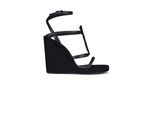 Saint Laurent Cassandra Espadrilles Schwarz