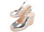 Montevita Espadrilles Met Sleehak Balenci5 Zilver