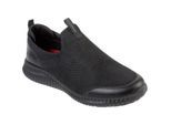 Skechers Workwear Cessnock Textile Herrenschwarze Sneakers