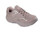 Skechers GO RUN Consistent 2.0 Advantage Damen Sneaker Aus Hellem Braunem/goldenem Leder