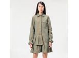 Safari-shirtjurk met lange mouwen