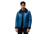 Herenblauw B3 Bomber RAF Aviator Schapenvachtjack - Worcester