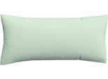 Kissenbezug SCHLAFGUT "Premium Kissenbezug Woven Satin (1 St)", grün (grün light), B:40cm L:80cm, Mako-Satin, Obermaterial: 100% Baumwolle, Kissenbezüge, Kissenbezug, Ton-in-Ton Reißverschluss, Fadendichte von 300tc, Uni, OEKO Tex