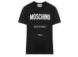 Moschino Couture Milano Schwarzes T-shirt