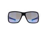 Police SPLN37M Tailwind 5 0Z42 glanzend zwart smoke spiegel blauw zonnebril