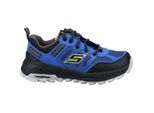 Skechers Jongens Fuse Tread Leren Trainers (Koningsblauw/zwart)