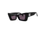 Off-White Dames/Dames Accra Dikke Zonnebril (Zwart)