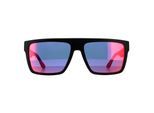 Tommy Hilfiger Rectangle Mens Matte Black Grey Infrared Sonnenbrillen
