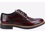 Base London Woburn Leren Heren Bordeaux Brogue Schoenen