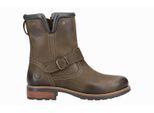 Cotswold Kinsham Leren Dames Khaki Winter Laarzen Tot Halverwege De Kuit