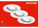 BRILONER LEUCHTEN LED Einbauleuchte "FIT MOVE", weiß (weiß, neutral), Leuchten, LED Einbauleuchte